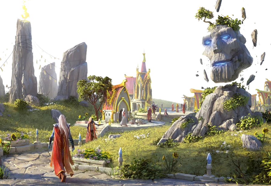 The elven city of Elvenar